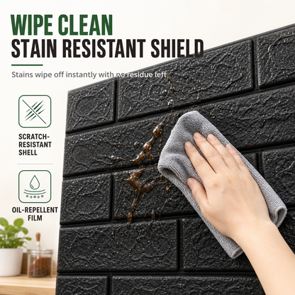 🍃🏆 Last-day special: 50% off! ⏰ Give your walls an instant makeover! Self-adhesive 3D tile panels 🏡🧱
