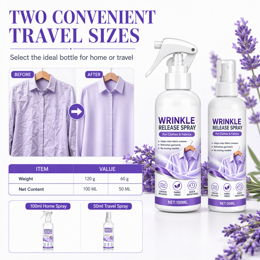 No Ironing Clothing Remover Spray