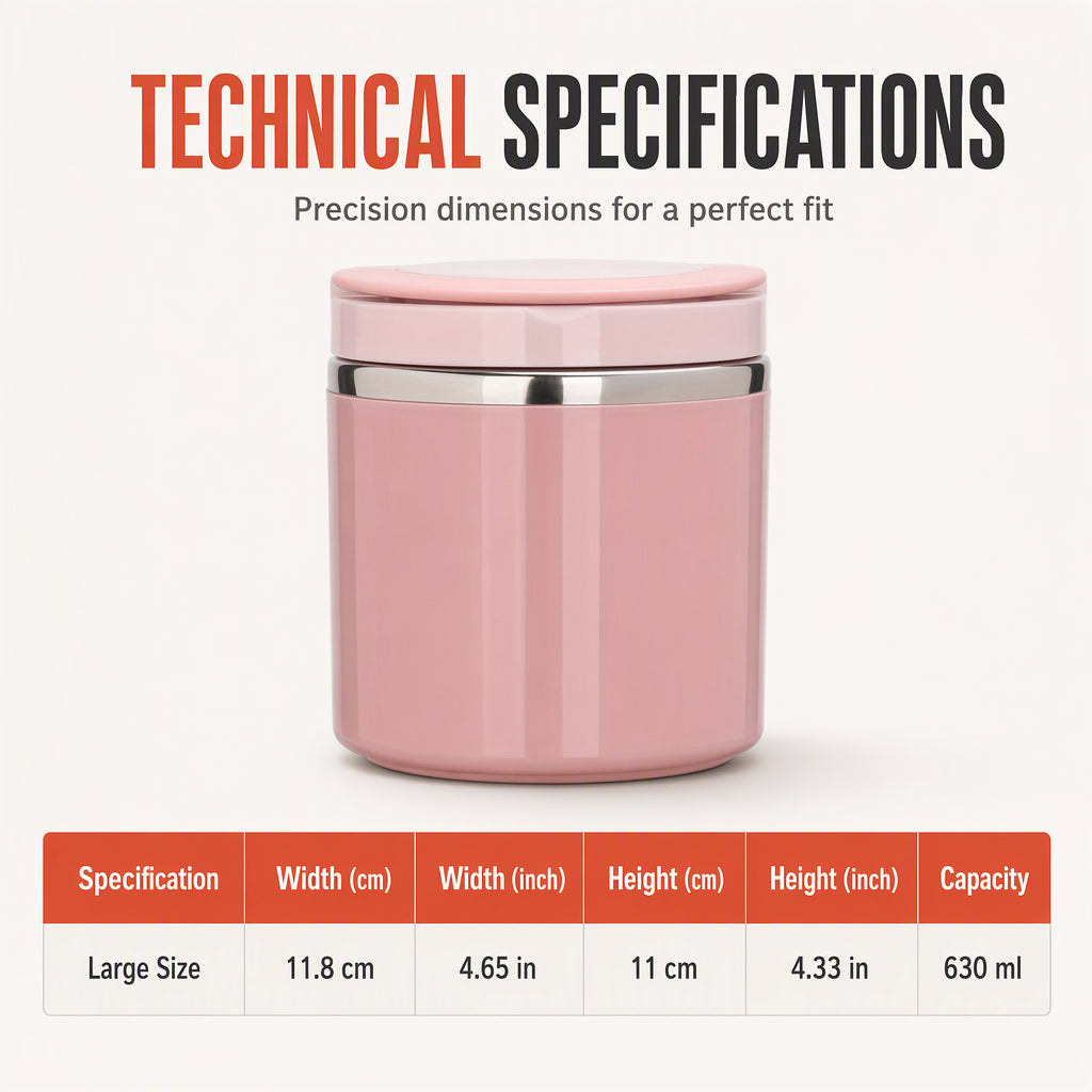 🎁2026 New Arrivals 50% OFF💥 Insulated Stainless Steel Lunch Box with Lid – Stackable Food Container