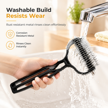 Pet Dematting Comb and Deshedding Grooming Brush for Dogs and Cats