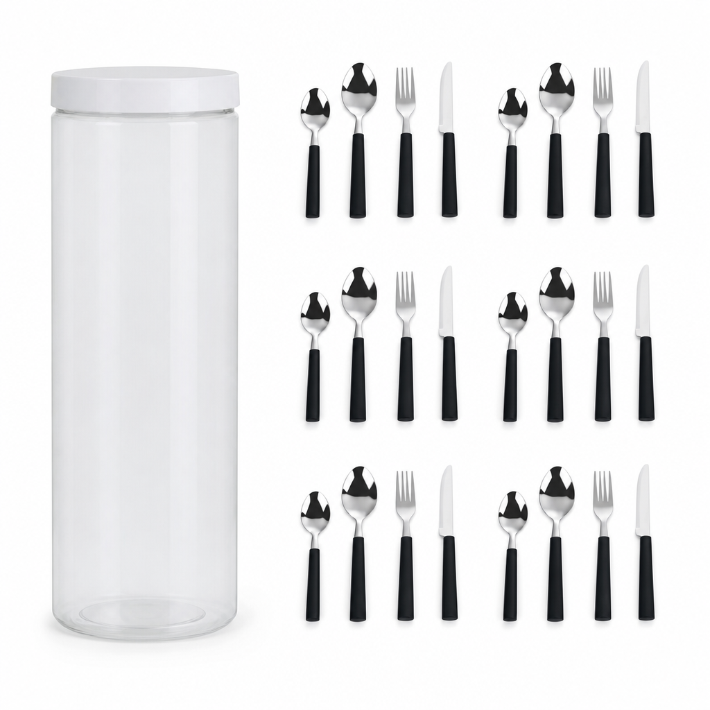Stainless Steel Flatware Set for Hotel and Home Use