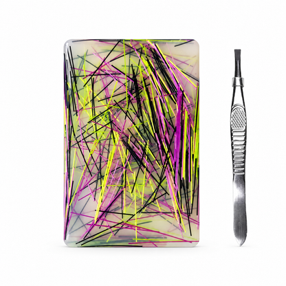 🏆 Last Day Special Price $17.99! 🔥Buy 2 Get 1 Free🎁Rectangular Skin Picking Fidget Toy with Tweezers