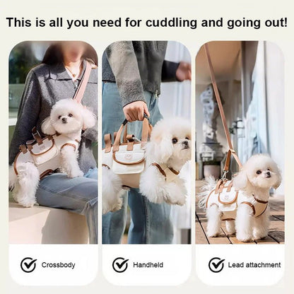 🐾 50% OFF! 🎒 Portable Pet Carrier – Breathable sling & backpack design ✨