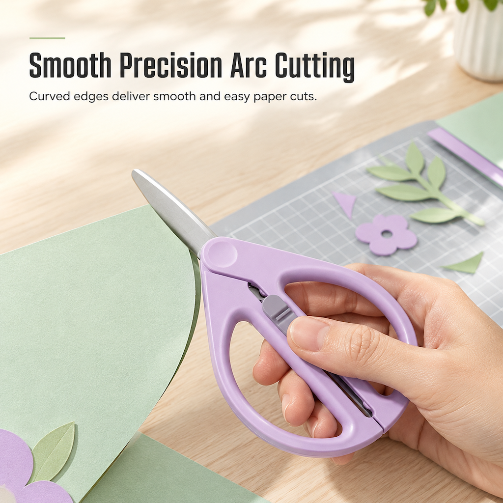 🎁50% OFF!!📢✂️ Portable Retractable Safety Scissors – Compact, Multi-Purpose & Easy to Carry, Keep Them Handy for Paper Crafts, DIY & Package Opening Without Taking Up Space ✨