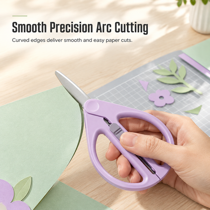 🎁50% OFF!!📢✂️ Portable Retractable Safety Scissors – Compact, Multi-Purpose & Easy to Carry, Keep Them Handy for Paper Crafts, DIY & Package Opening Without Taking Up Space ✨