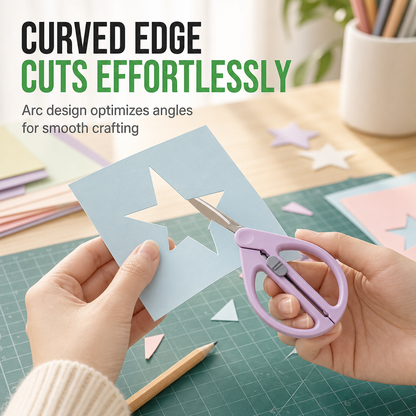 🎁50% OFF!!📢✂️ Portable Retractable Safety Scissors – Compact, Multi-Purpose & Easy to Carry, Keep Them Handy for Paper Crafts, DIY & Package Opening Without Taking Up Space ✨
