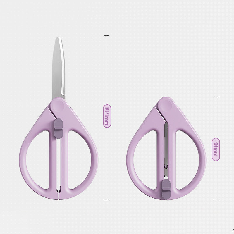 🎁50% OFF!!📢✂️ Portable Retractable Safety Scissors – Compact, Multi-Purpose & Easy to Carry, Keep Them Handy for Paper Crafts, DIY & Package Opening Without Taking Up Space ✨