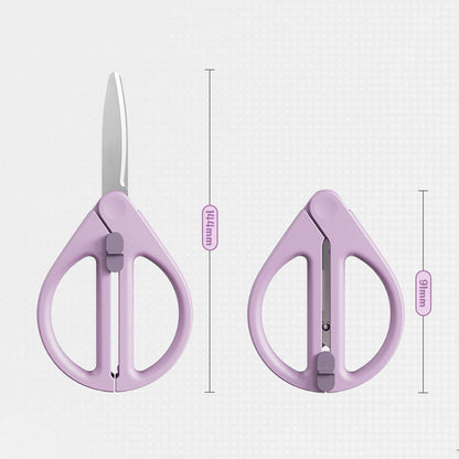 🎁50% OFF!!📢✂️ Portable Retractable Safety Scissors – Compact, Multi-Purpose & Easy to Carry, Keep Them Handy for Paper Crafts, DIY & Package Opening Without Taking Up Space ✨