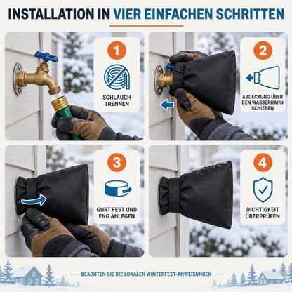 Outdoor Faucet Cover – Winter freeze protection & insulated