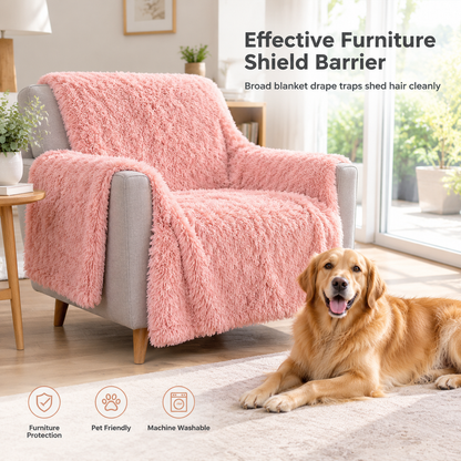 Soft Plush Double Layer Pet Blanket for Dogs and Cats