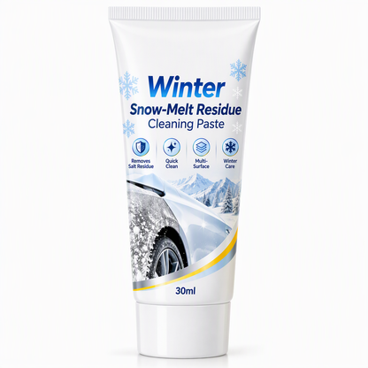 Winter Car Snow Melt Residue Cleaning Paste and Salt Stain Remover for Auto Body with Cleaning Sponge 30ml