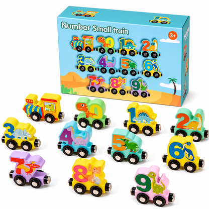 📢📢 50% OFF🚂Magnetic Wooden Number Train — Counting Fun for Ages 3+ 🎁