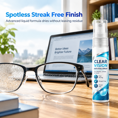 Portable Glasses Anti-Fog Spray and Lens Defogger