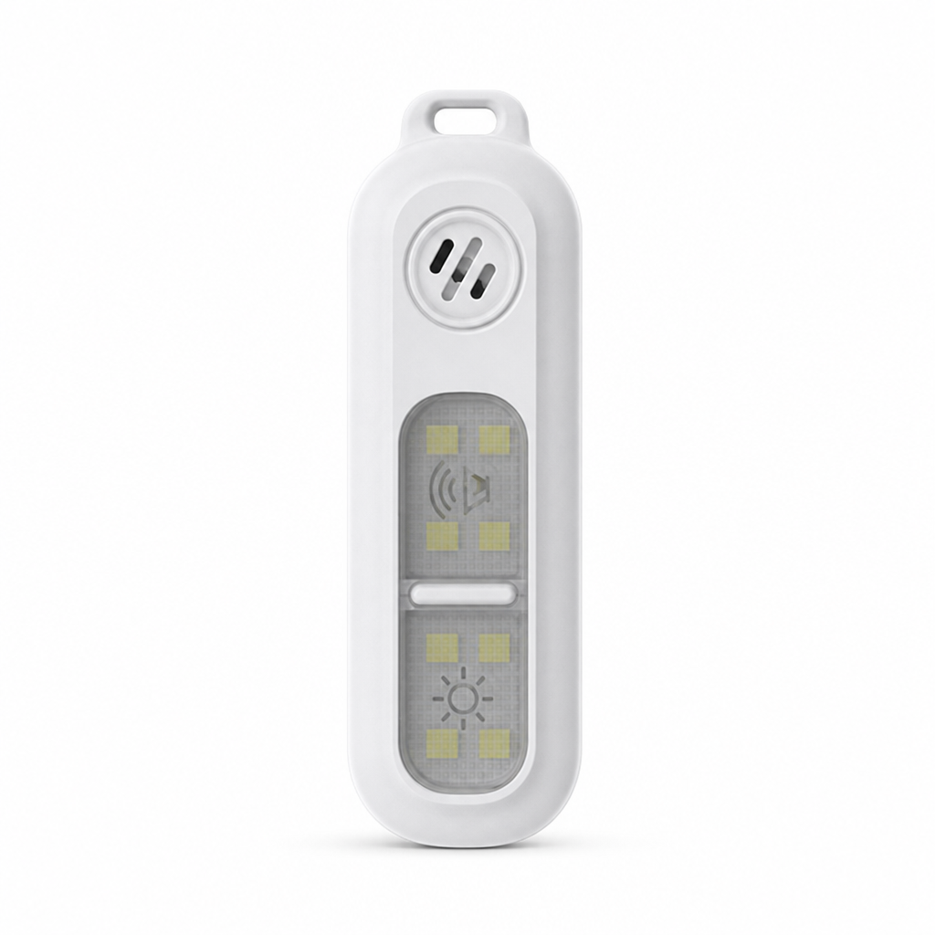 🚨 LED Safety Warning Light with SOS Alarm – Clip-On Running & Cycling Light
