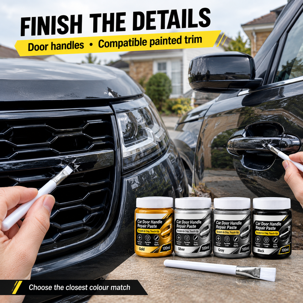 Car Door Handle Scratch Repair Paste