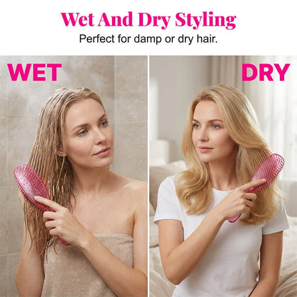 ⏳Time-Limited Special⏰Detangle Knots Instantly! Gentle Portable Scalp Massage Hairbrush