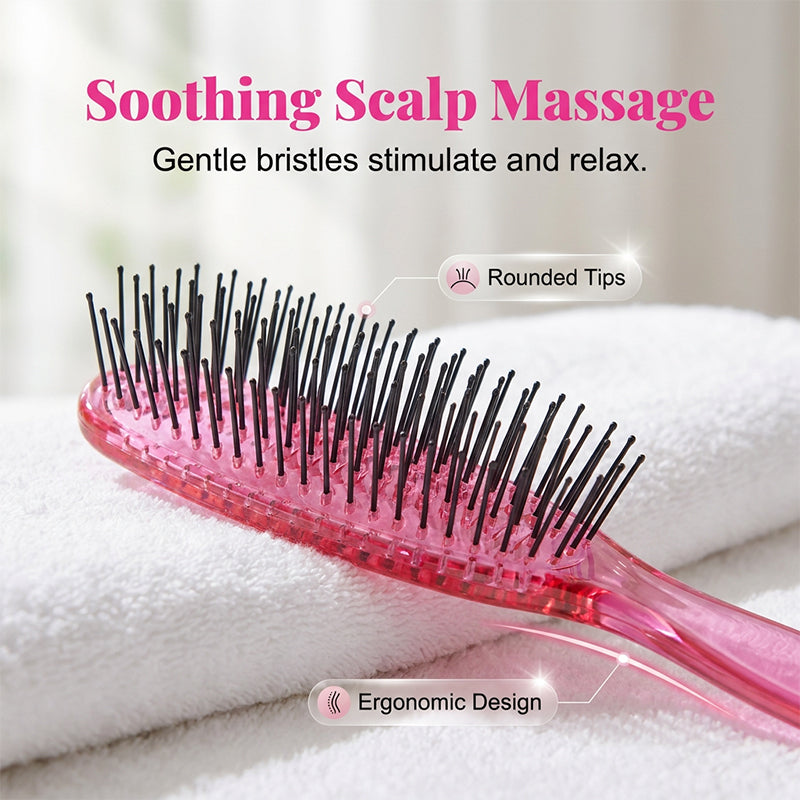⏳Time-Limited Special⏰Detangle Knots Instantly! Gentle Portable Scalp Massage Hairbrush