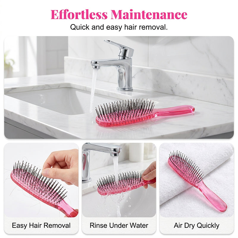 ⏳Time-Limited Special⏰Detangle Knots Instantly! Gentle Portable Scalp Massage Hairbrush