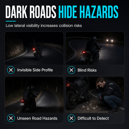 🏍️Motorcycle LED Angel Wings Ground Projection Lights