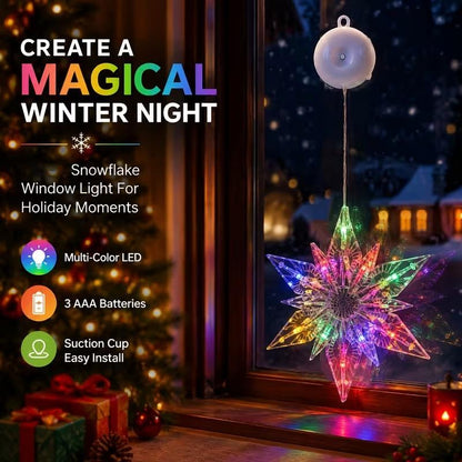 🥳2026 HOT SALE🥳💞50K+ SOLD! 🎄✨ 50% OFF! DIY Christmas Suction Window Lights – no drill, no residue, battery powered & reusable. Multiple festive shapes, warm or colourful glow! 🪟💚