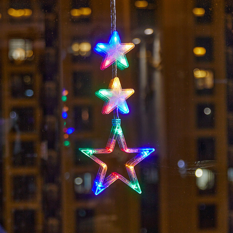 🥳2026 HOT SALE🥳💞50K+ SOLD! 🎄✨ 50% OFF! DIY Christmas Suction Window Lights – no drill, no residue, battery powered & reusable. Multiple festive shapes, warm or colourful glow! 🪟💚