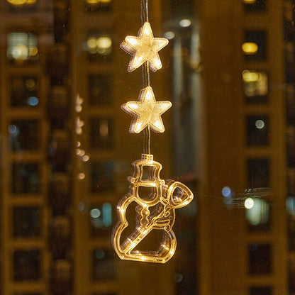 🥳2026 HOT SALE🥳💞50K+ SOLD! 🎄✨ 50% OFF! DIY Christmas Suction Window Lights – no drill, no residue, battery powered & reusable. Multiple festive shapes, warm or colourful glow! 🪟💚