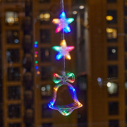 🥳2026 HOT SALE🥳💞50K+ SOLD! 🎄✨ 50% OFF! DIY Christmas Suction Window Lights – no drill, no residue, battery powered & reusable. Multiple festive shapes, warm or colourful glow! 🪟💚