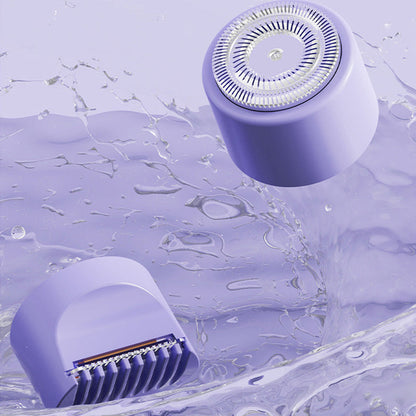 2-in-1 Women's Cordless Electric Razor | Painless Hair Remover for Face, Legs, Armpits & Bikini Line, Rechargeable