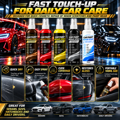 🎁🔥Available in multiple colors——Car Scratch Repair Spray for Minor Scratches and Quick Touch Up.🥰