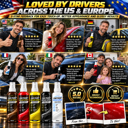 🎁🔥Available in multiple colors——Car Scratch Repair Spray for Minor Scratches and Quick Touch Up.🥰
