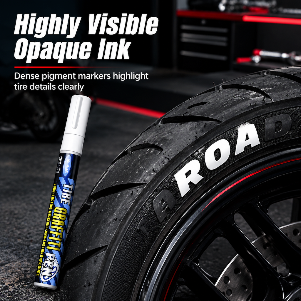 🥳Last Day🎉Tire Letter Paint Pen – Permanent-Style DIY Tire Lettering Marker, Waterproof, UV-Resistant & Heat-Resistant for Cars & Motorcycles🔥