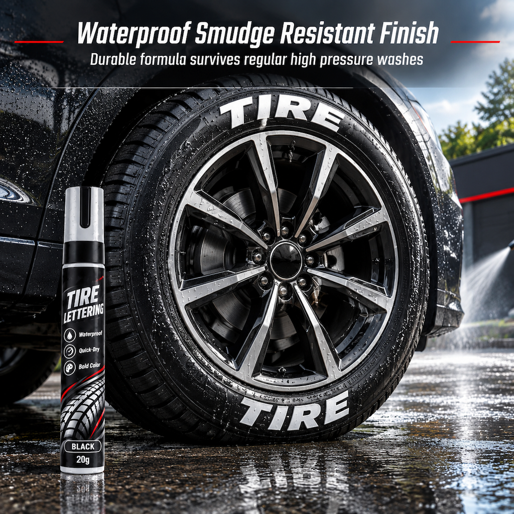 🥳Last Day🎉Tire Letter Paint Pen – Permanent-Style DIY Tire Lettering Marker, Waterproof, UV-Resistant & Heat-Resistant for Cars & Motorcycles🔥