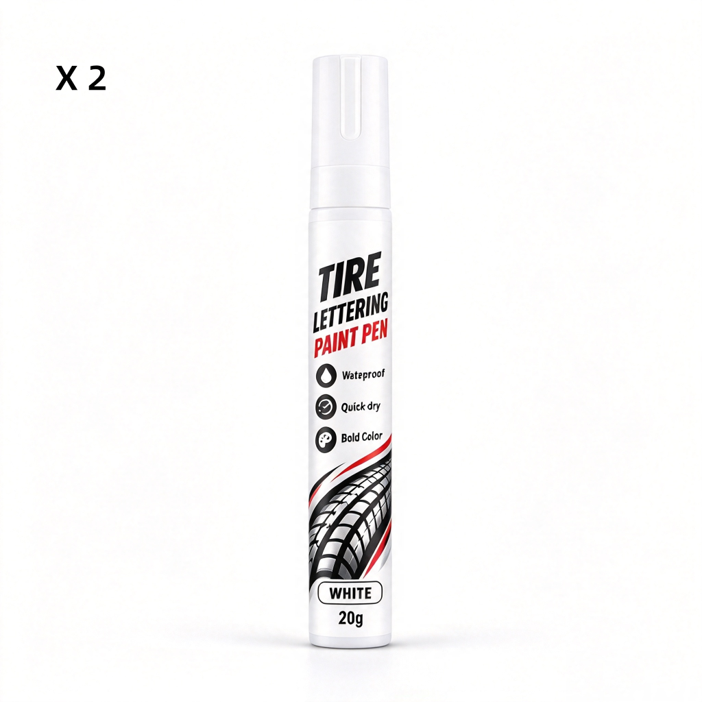 🥳Last Day🎉Tire Letter Paint Pen – Permanent-Style DIY Tire Lettering Marker, Waterproof, UV-Resistant & Heat-Resistant for Cars & Motorcycles🔥