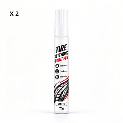 🥳Last Day🎉Tire Letter Paint Pen – Permanent-Style DIY Tire Lettering Marker, Waterproof, UV-Resistant & Heat-Resistant for Cars & Motorcycles🔥