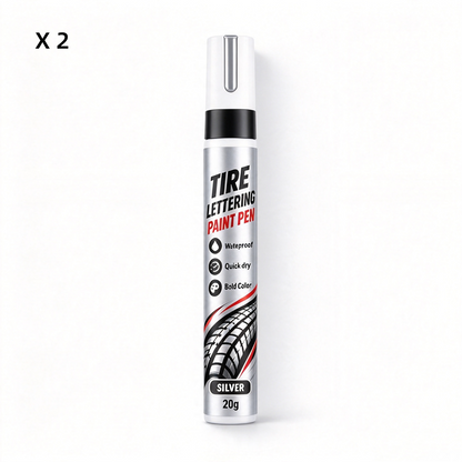 🥳Last Day🎉Tire Letter Paint Pen – Permanent-Style DIY Tire Lettering Marker, Waterproof, UV-Resistant & Heat-Resistant for Cars & Motorcycles🔥