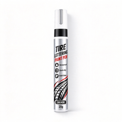 🥳Last Day🎉Tire Letter Paint Pen – Permanent-Style DIY Tire Lettering Marker, Waterproof, UV-Resistant & Heat-Resistant for Cars & Motorcycles🔥
