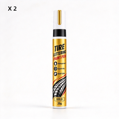 🥳Last Day🎉Tire Letter Paint Pen – Permanent-Style DIY Tire Lettering Marker, Waterproof, UV-Resistant & Heat-Resistant for Cars & Motorcycles🔥