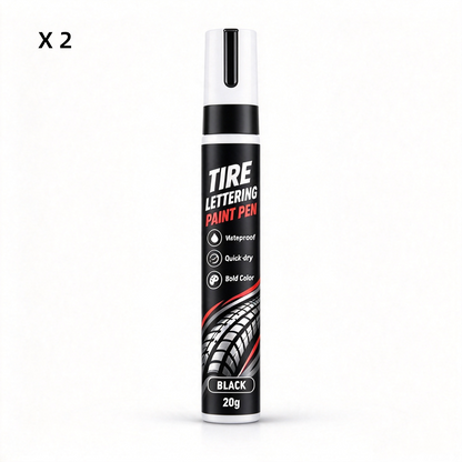 🥳Last Day🎉Tire Letter Paint Pen – Permanent-Style DIY Tire Lettering Marker, Waterproof, UV-Resistant & Heat-Resistant for Cars & Motorcycles🔥