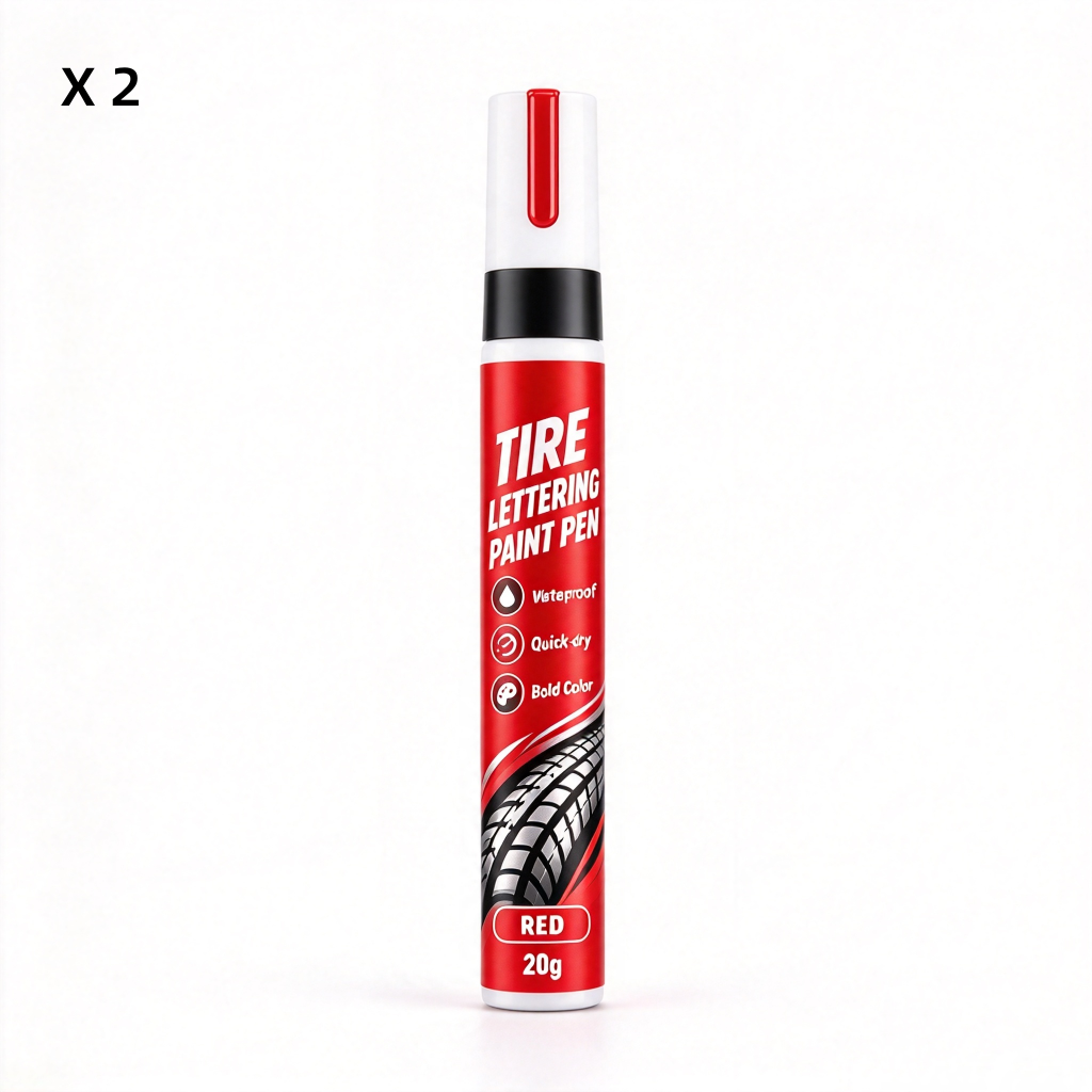 🥳Last Day🎉Tire Letter Paint Pen – Permanent-Style DIY Tire Lettering Marker, Waterproof, UV-Resistant & Heat-Resistant for Cars & Motorcycles🔥