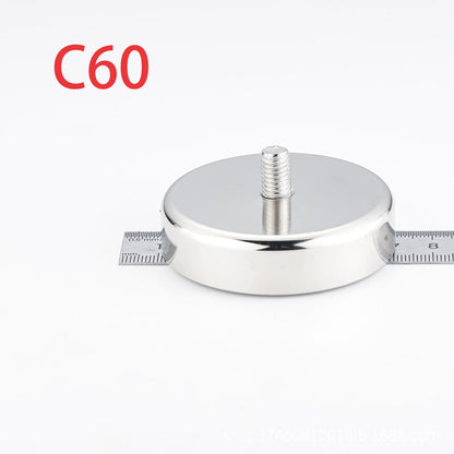 Heavy-Duty Neodymium Pot Magnets with Countersunk Hole