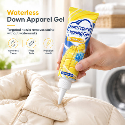No-Rinse Down Jacket Cleaning Gel for Stain and Oil Removal
