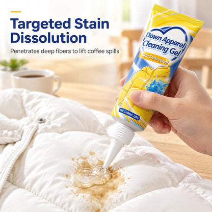 No-Rinse Down Jacket Cleaning Gel for Stain and Oil Removal