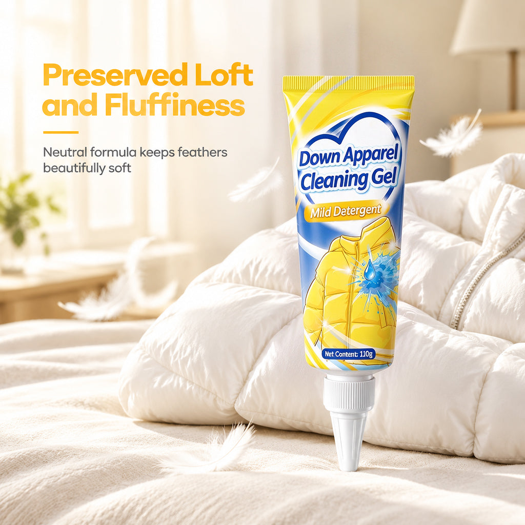 No-Rinse Down Jacket Cleaning Gel for Stain and Oil Removal