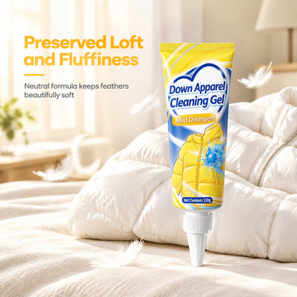 No-Rinse Down Jacket Cleaning Gel for Stain and Oil Removal