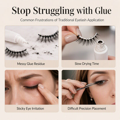 Self-Adhesive Natural Look False Eyelashes