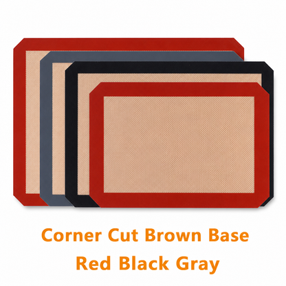 Non Stick Silicone Baking Mat Heat Resistant Fiberglass Oven Liner Sheet for Macarons and Pastry