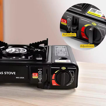 🔥 50% OFF NOW! 🏕️ Dual-Use Portable Stove – Compatible with Butane & LPG, Powerful & Perfect for Camping ⛺