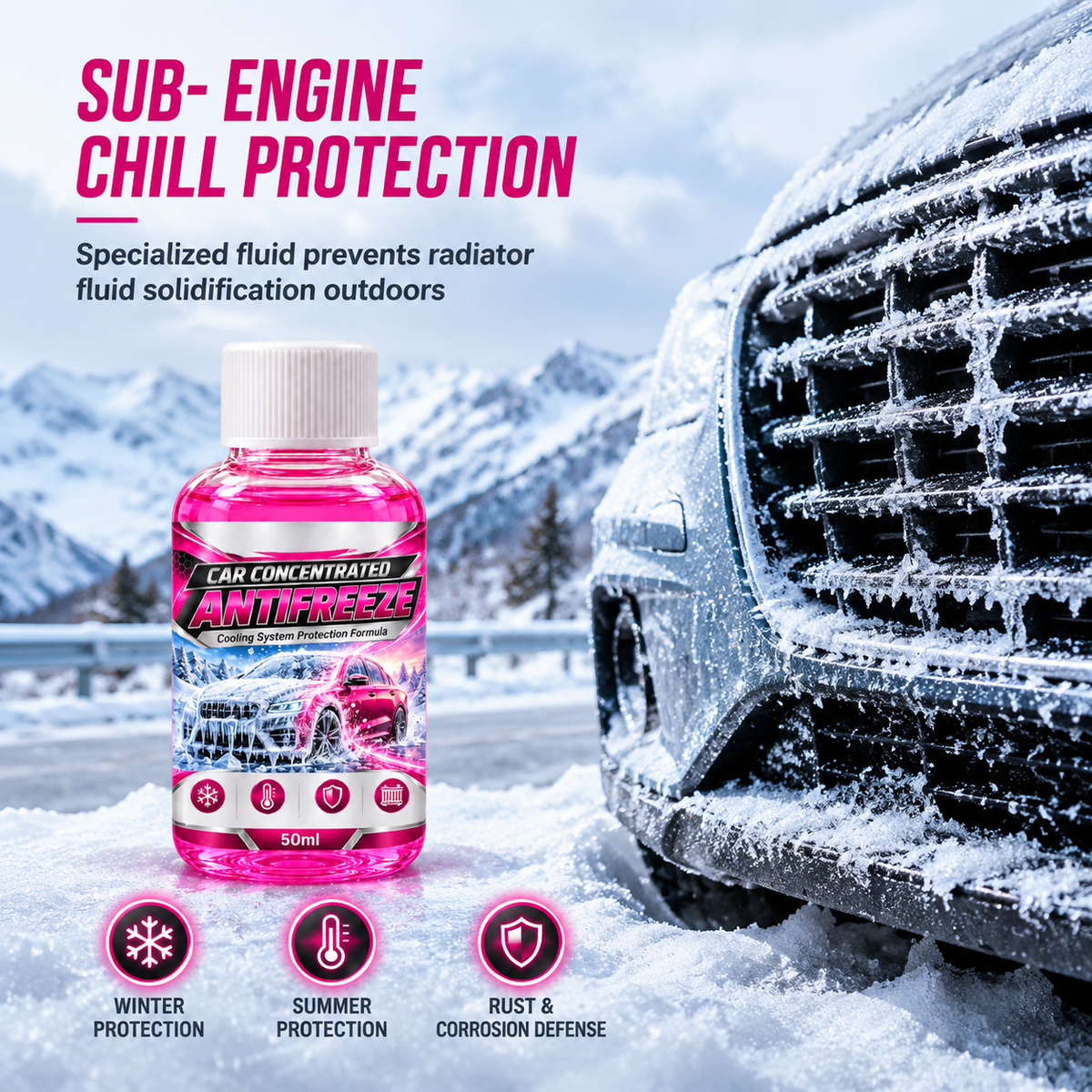 Automotive Engine Coolant and Antifreeze for Radiators